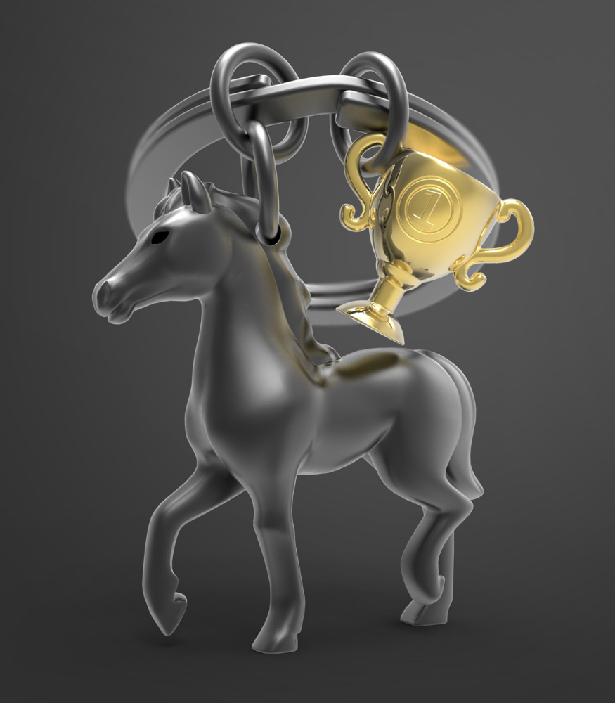 Metalmorphose Anahtarlık // Yarış Atı