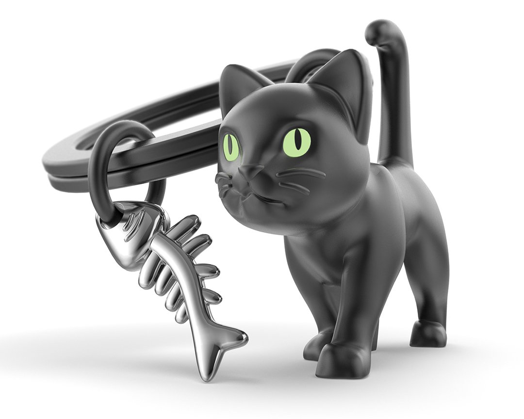 Metalmorphose Anahtarlık // Black Cat