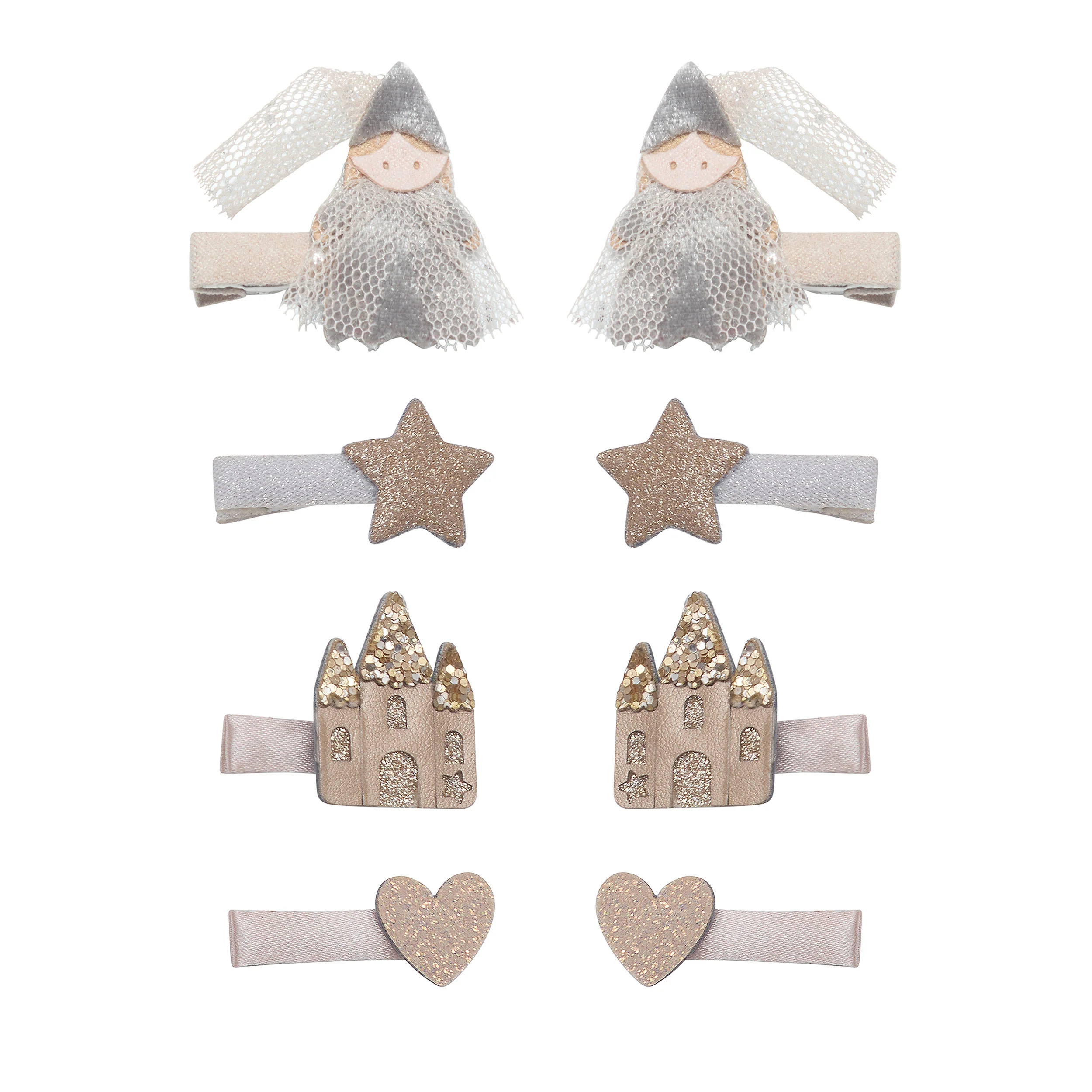 Mimi & Lula Mini Saç Toka Set (8 Adet) // Princess & Castle