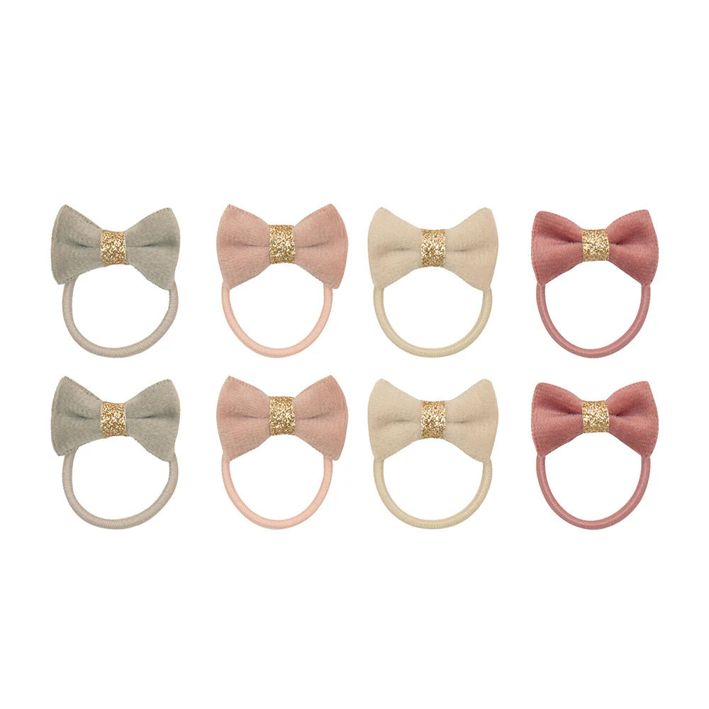 Mimi & Lula Mini Lastik Saç Toka Set (8 Adet) // Tinkerbell Velvet