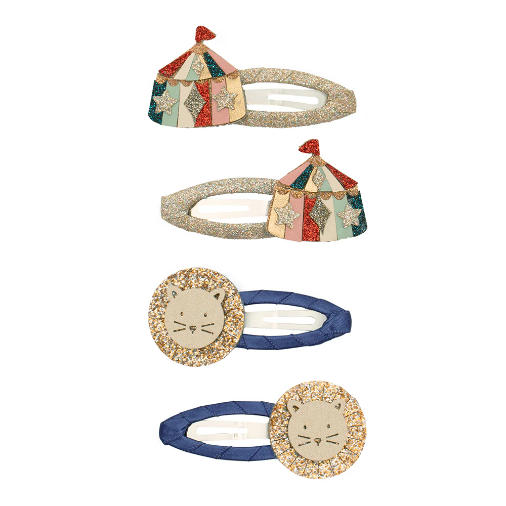 Mimi & Lula Saç Toka Set (4 Adet) // Circus Lion