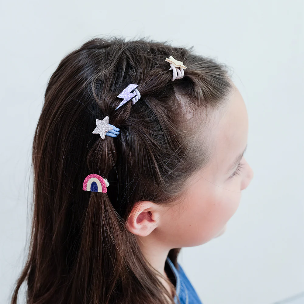 Mimi & Lula Mini Lastik Sa&ccedil; Toka Set (8 Adet) // Rainbow