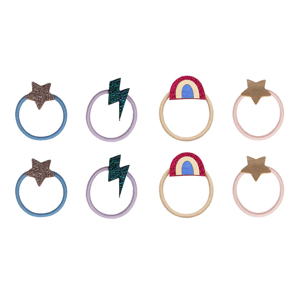 Mimi & Lula Mini Lastik Sa&ccedil; Toka Set (8 Adet) // Rainbow