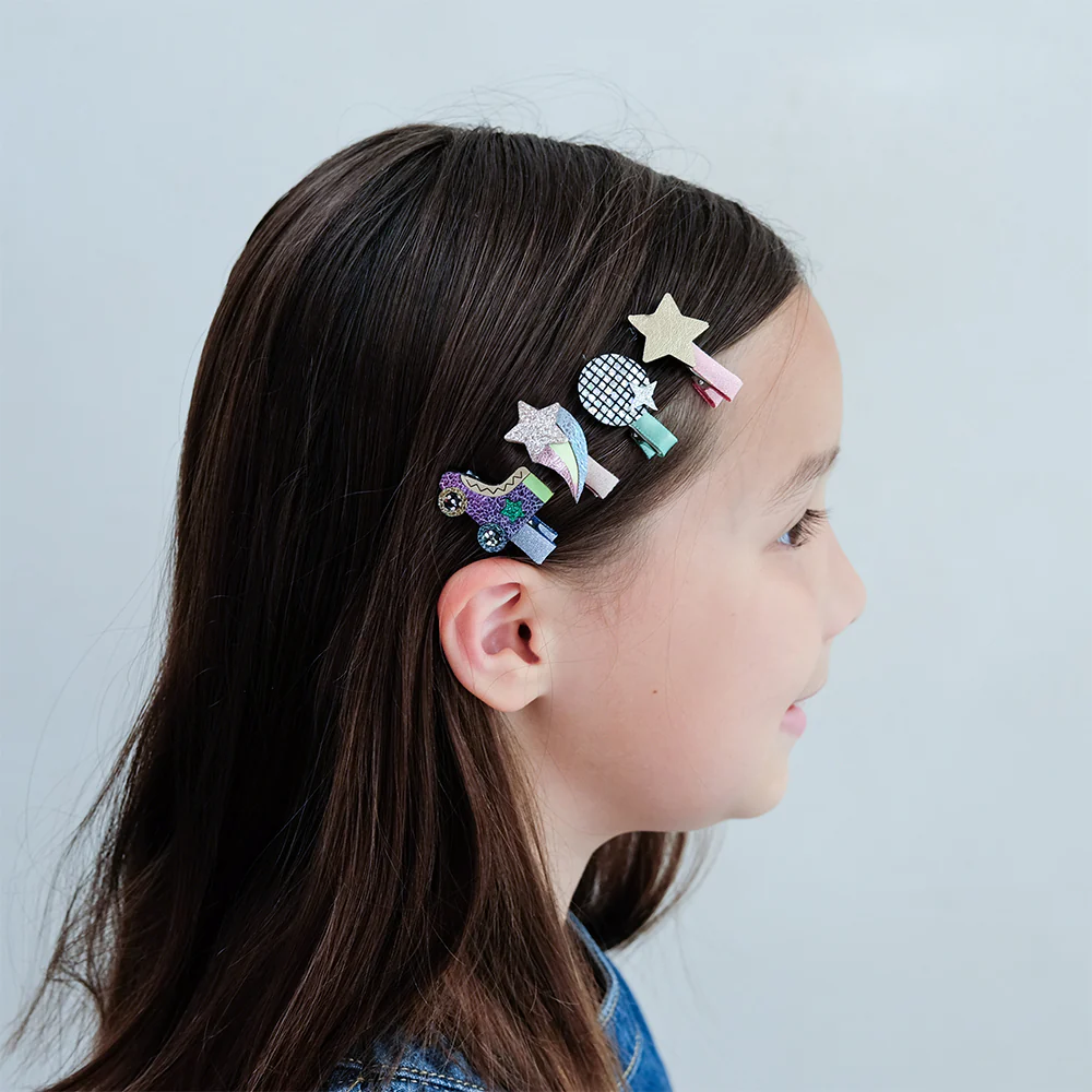 Mimi & Lula Mini Saç Toka Set (8 Adet) // Disco Diva