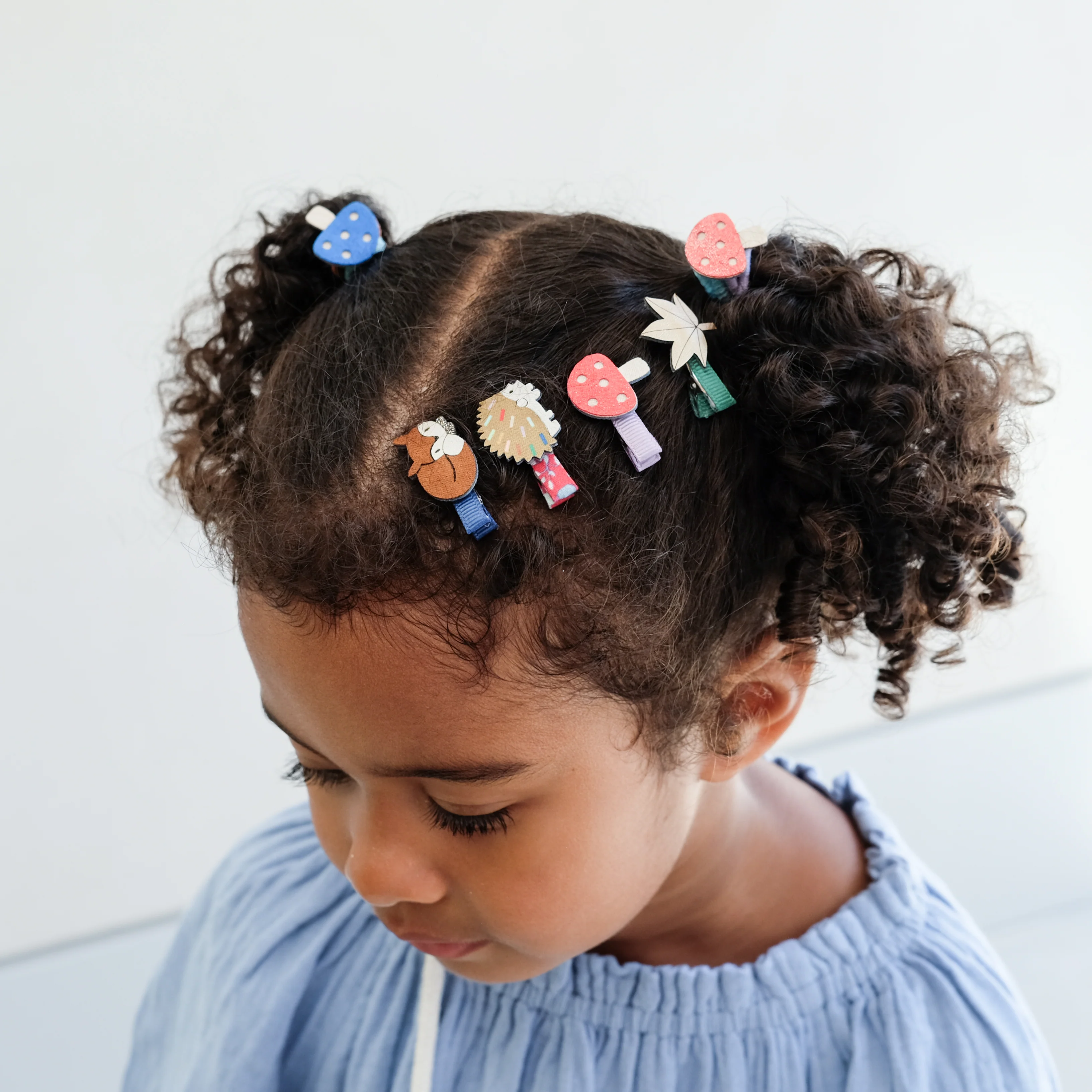 Mimi & Lula Mini Saç Toka Set (8 Adet) // Autumn Woodland