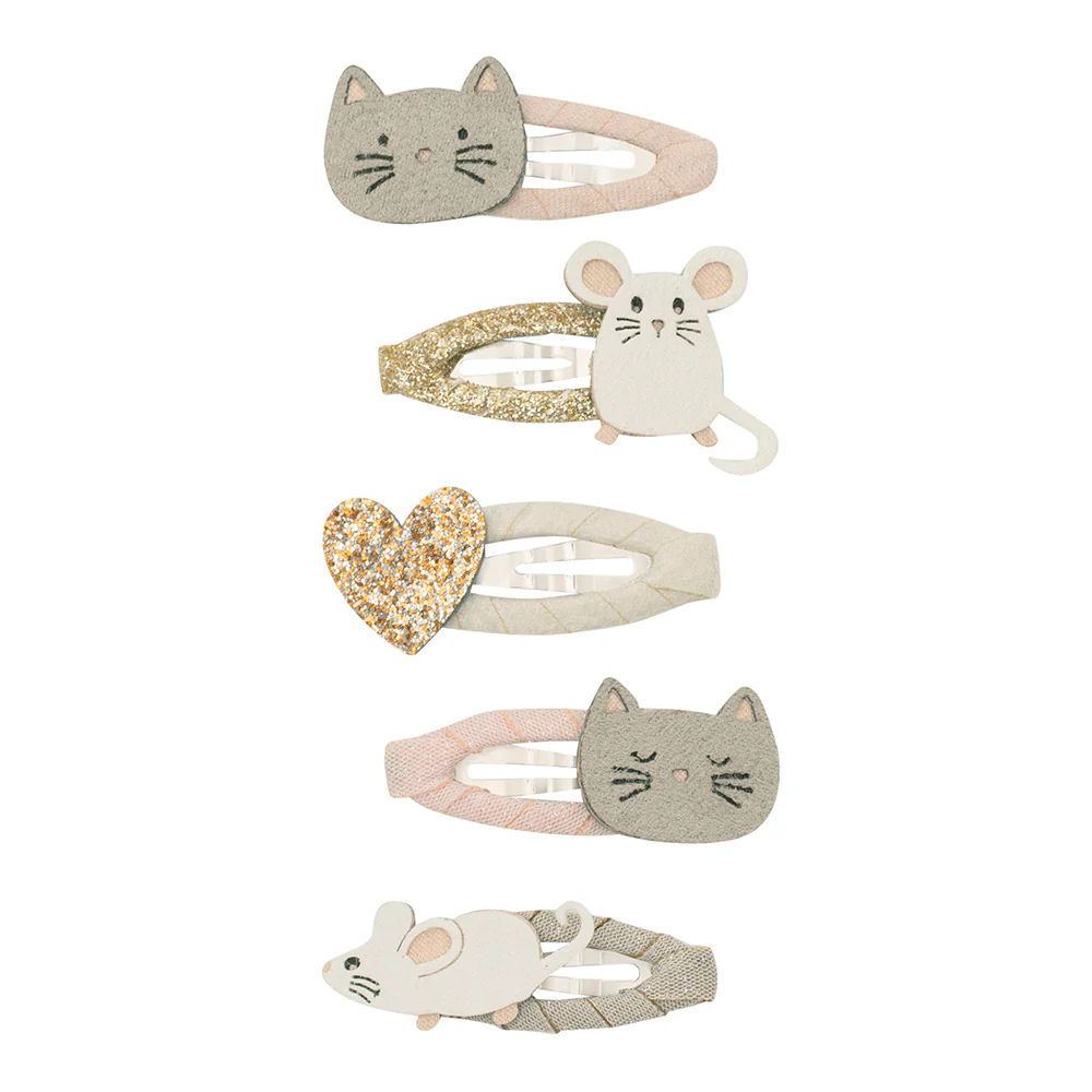 Mimi & Lula Mini Toka Set (5 Adet) // Cat & Mouse