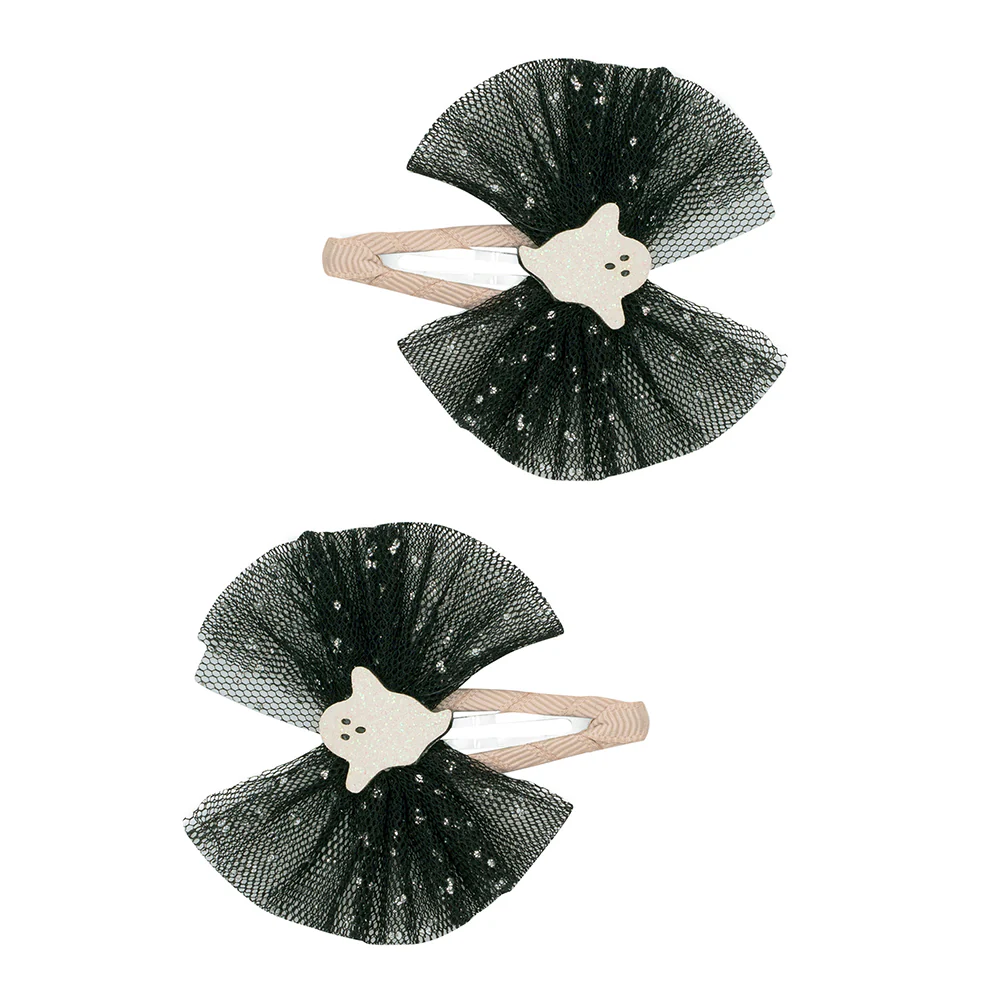 Mimi & Lula Saç Toka Set (2 Adet) // Ghoulish Ghost Tulle