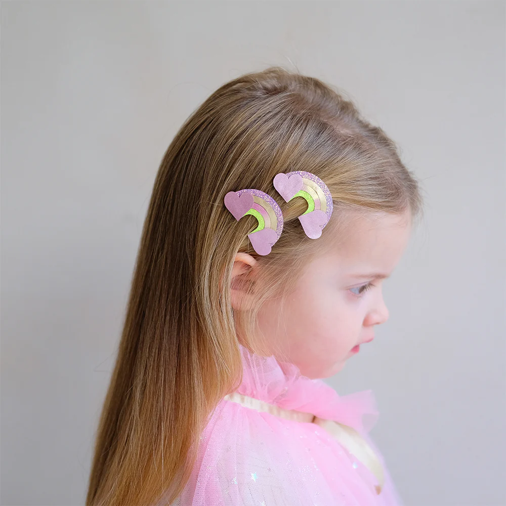 Mimi & Lula Sa&ccedil; Toka Set (2 Adet) // Rainbow