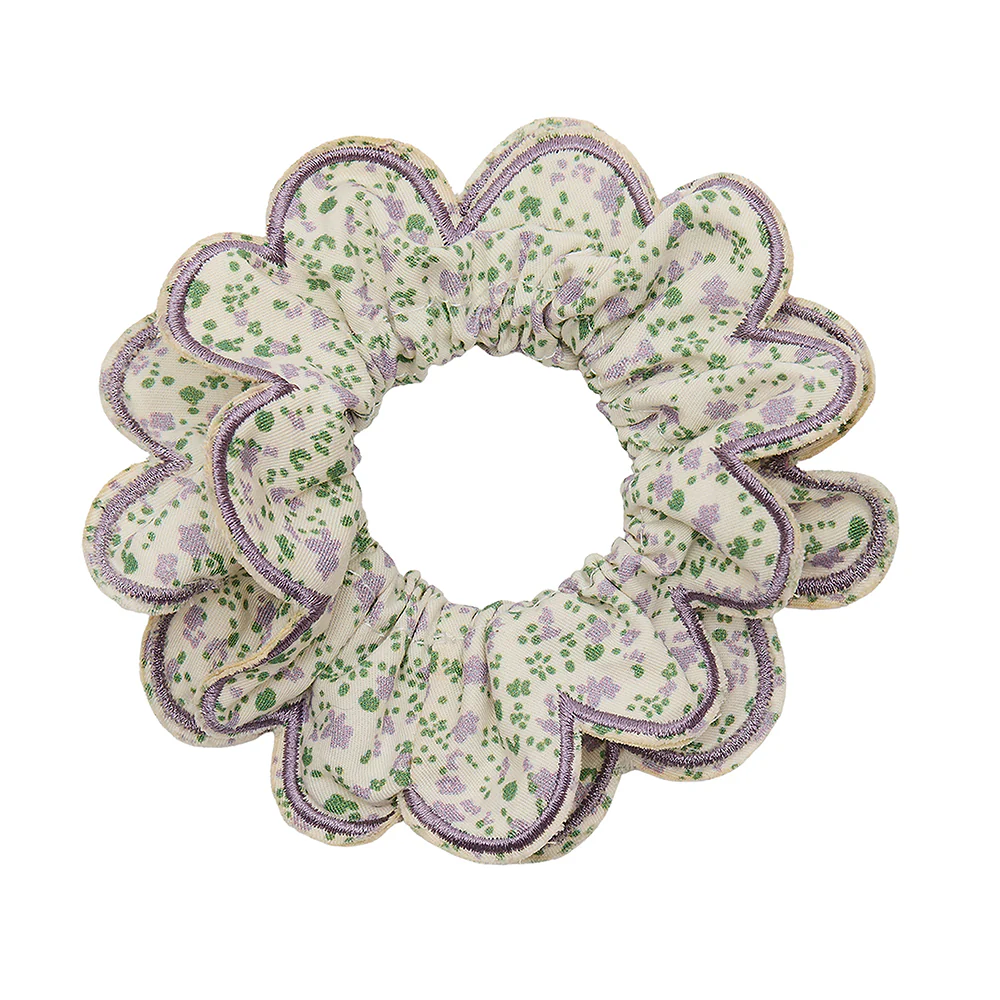 Mimi & Lula Scrunchie Lastik Toka // Scalloped Floral
