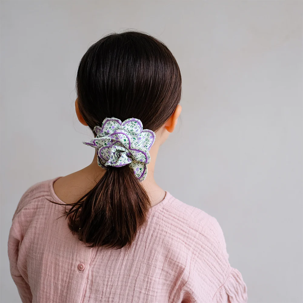 Mimi & Lula Scrunchie Lastik Toka // Scalloped Floral