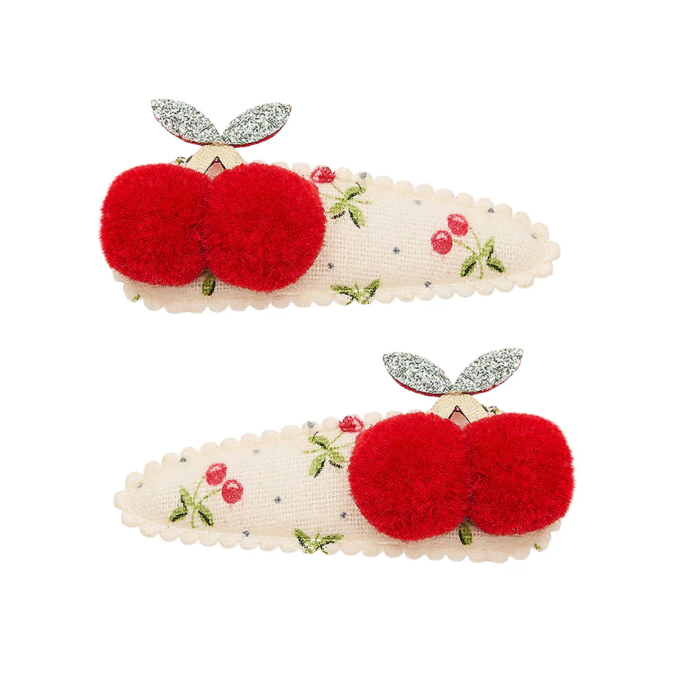 Mimi & Lula Sa&ccedil; Toka Set (2 Adet) // Pom Pom Cherries