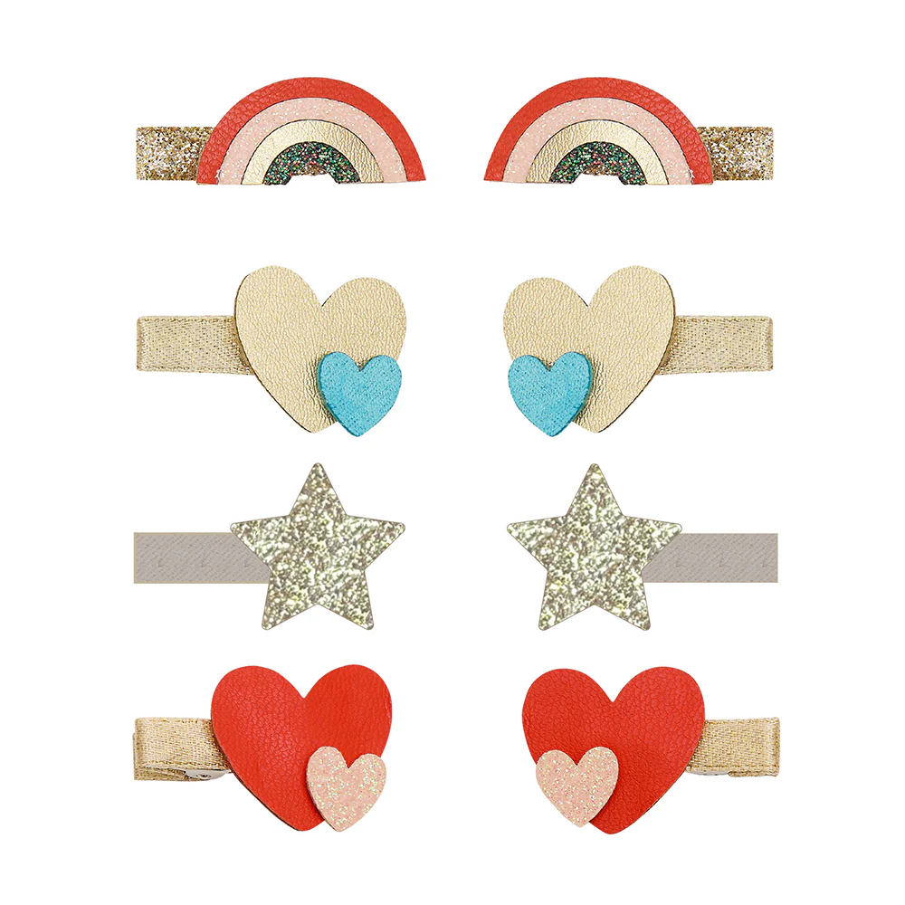 Mimi & Lula Sa&ccedil; Toka Set (8 Adet) // Rainbow Mini