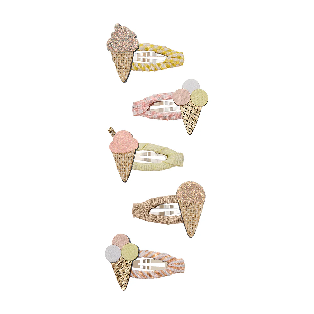 Mimi & Lula Sa&ccedil; Toka Set (5 Adet) // Ice Cream Mini