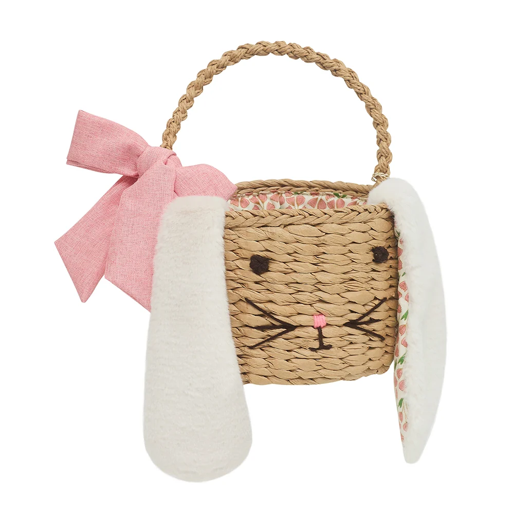 Mimi & Lula Easter Bunny Basket Hasır &Ccedil;anta