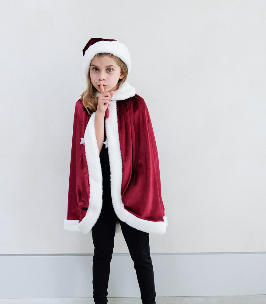 Mimi & Lula Çocuk Pelerin // Santa