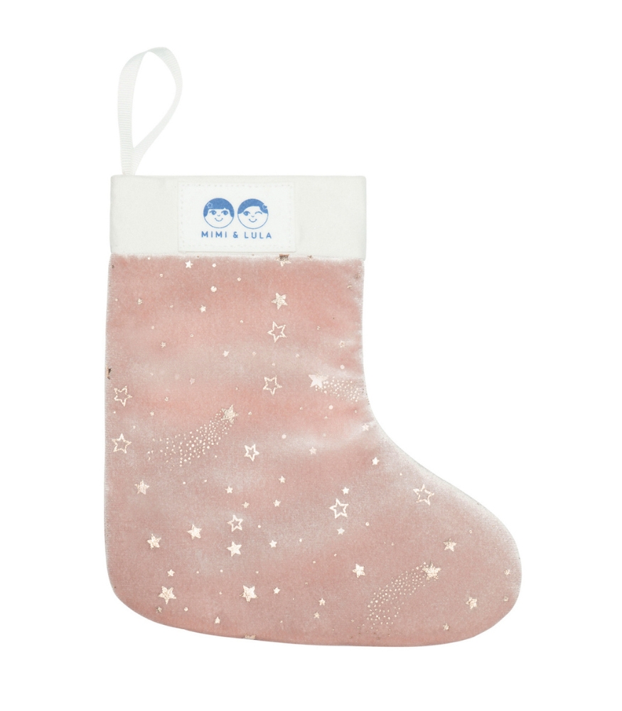 Mimi & Lula Yılbaşı Çoraplı Saç Toka Seti // Pembe
