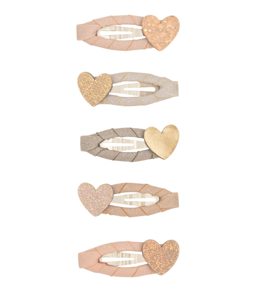 Mimi & Lula Mini Sa&ccedil; Toka Set (5 Adet) // Teeny Heart