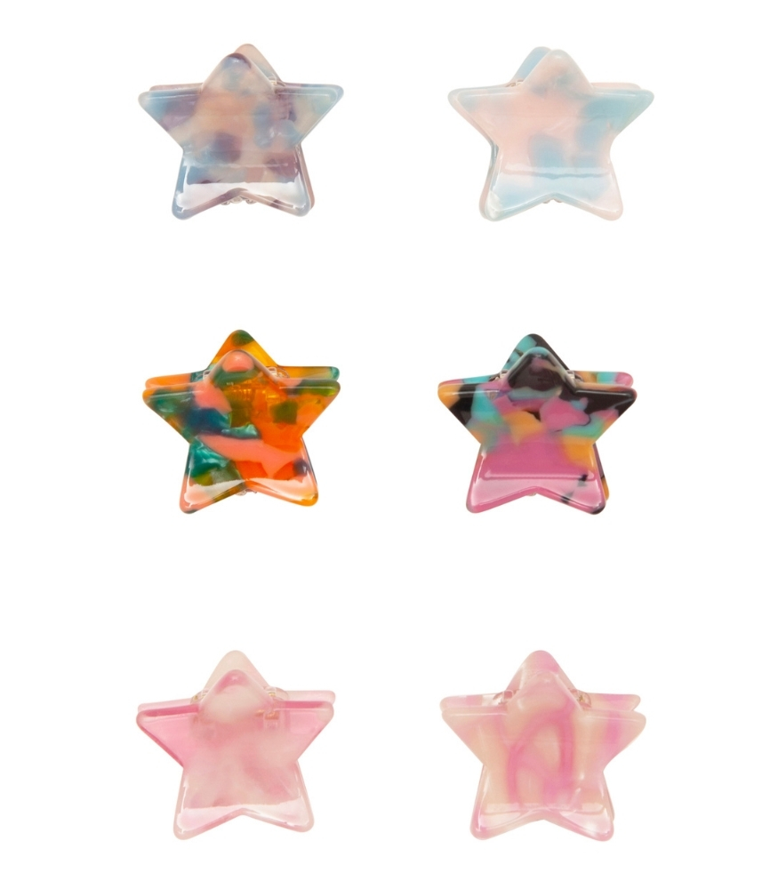 Mimi & Lula Mini Sa&ccedil; Toka Set (6 Adet) // Star