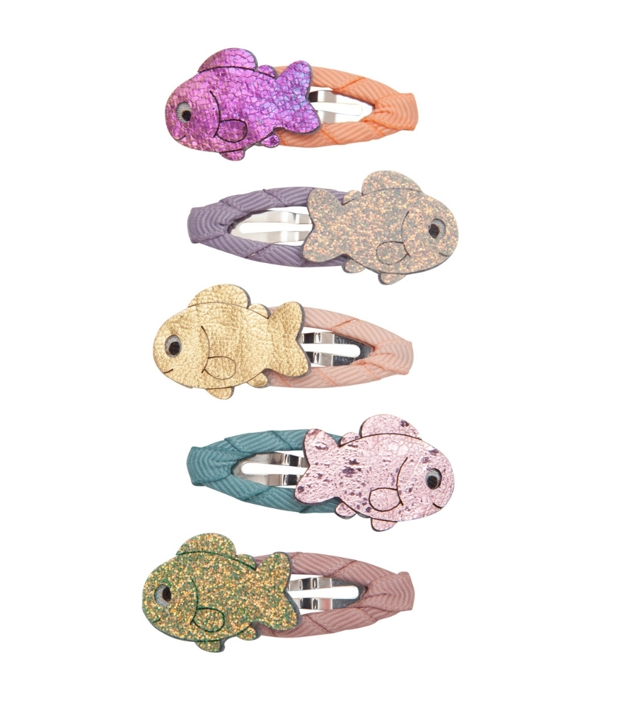 Mimi & Lula Mini Saç Toka Set (5 Adet) // Goldfish
