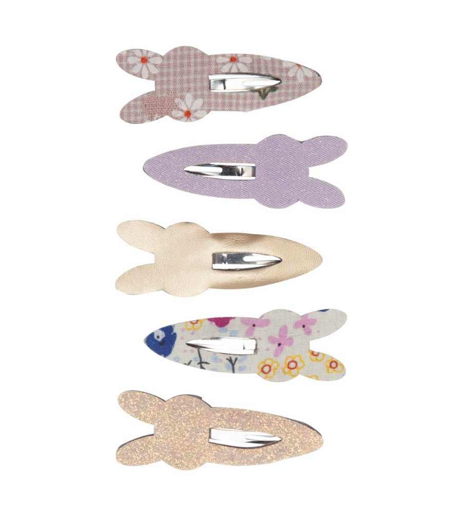 Mimi & Lula Mini Saç Toka Set (5 Adet) // Easter Bunny