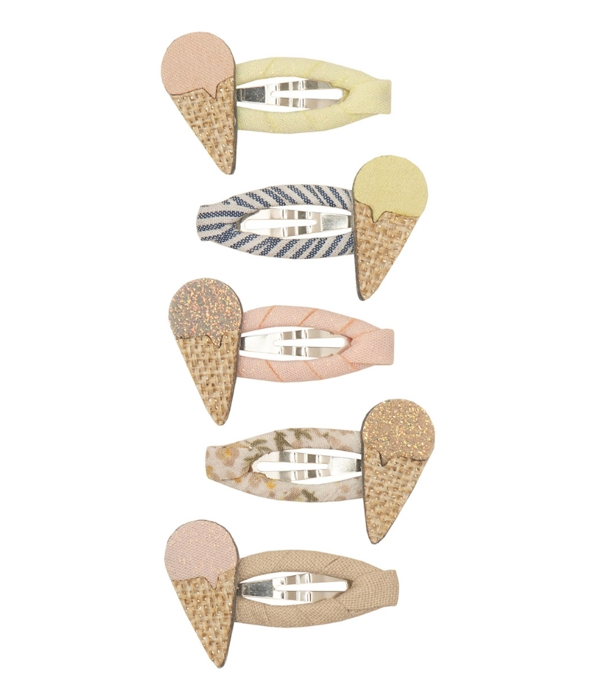 Mimi & Lula Mini Saç Toka Set (5 Adet) // Ice Cream