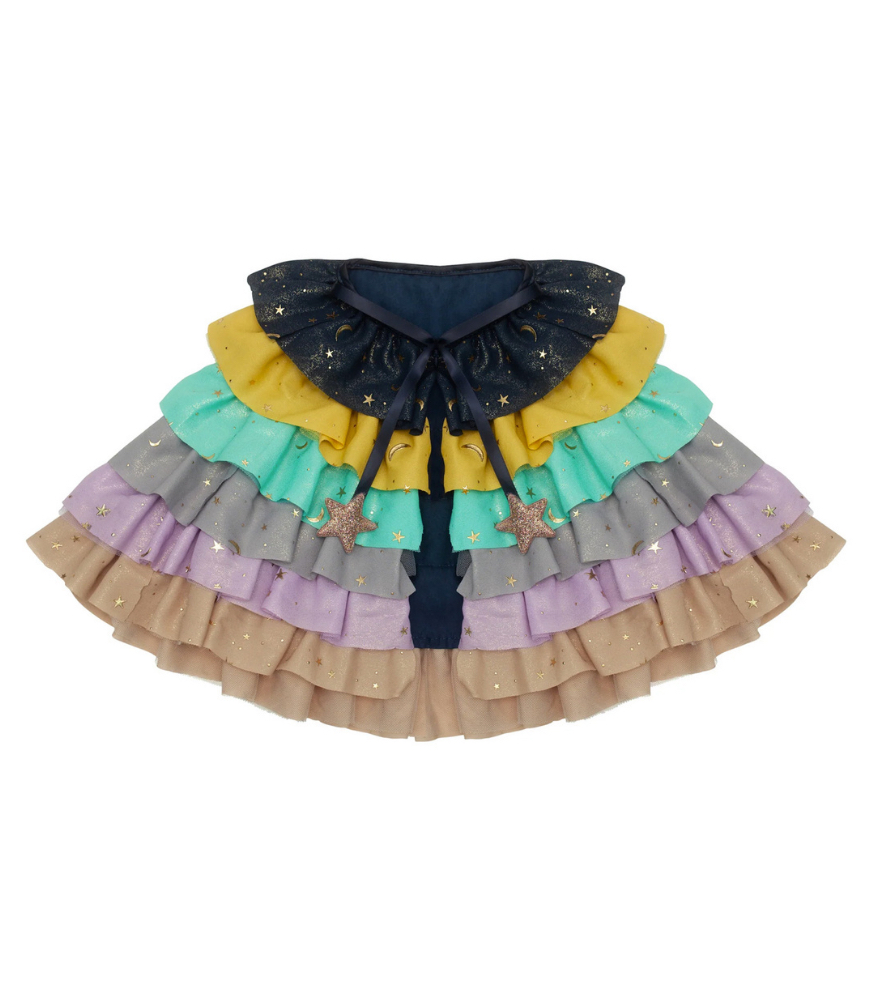 Mimi & Lula Çocuk Pelerin // Rainbow Ruffle