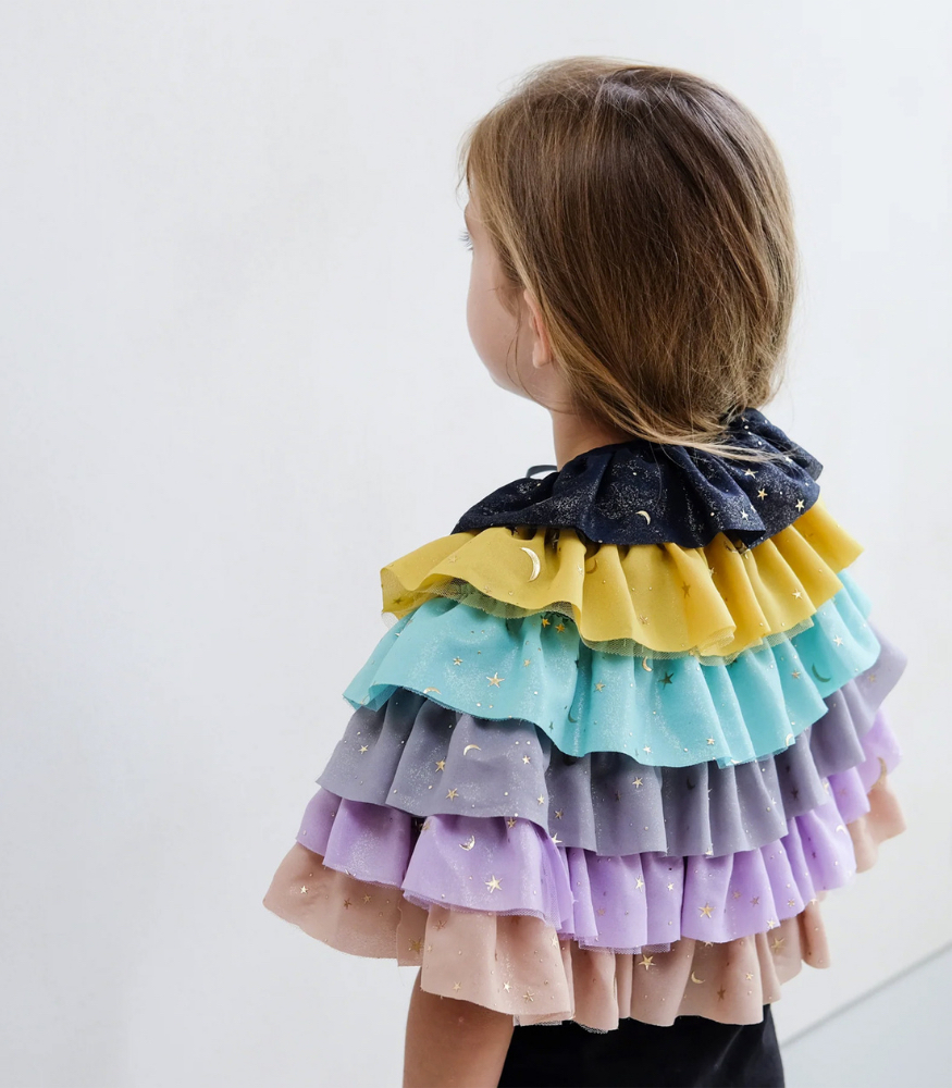Mimi & Lula Çocuk Pelerin // Rainbow Ruffle