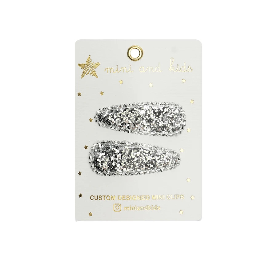 Mini & Kids Mini Klips Toka // Glitter Silver