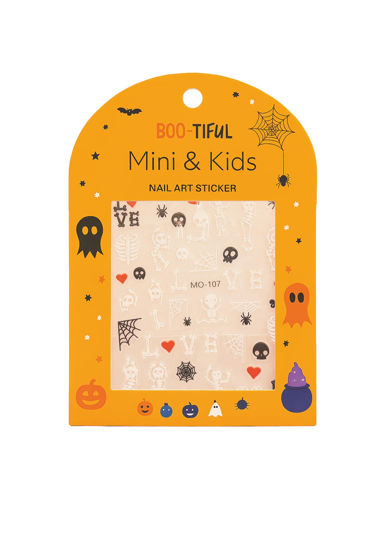 Mini & Kids Nail Sticker Halloween // Skeleton