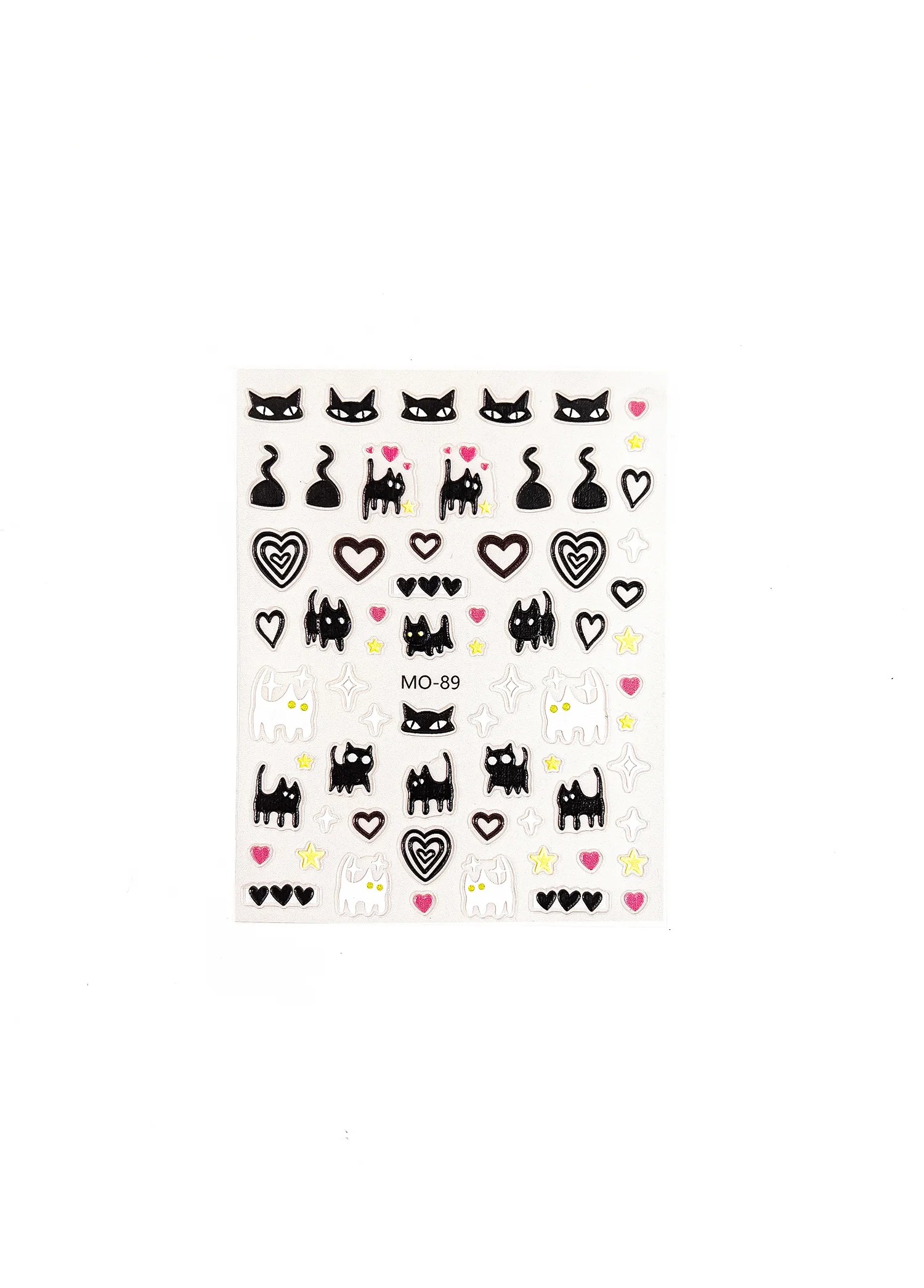 Mini & Kids Nail Sticker Halloween // Black Cat