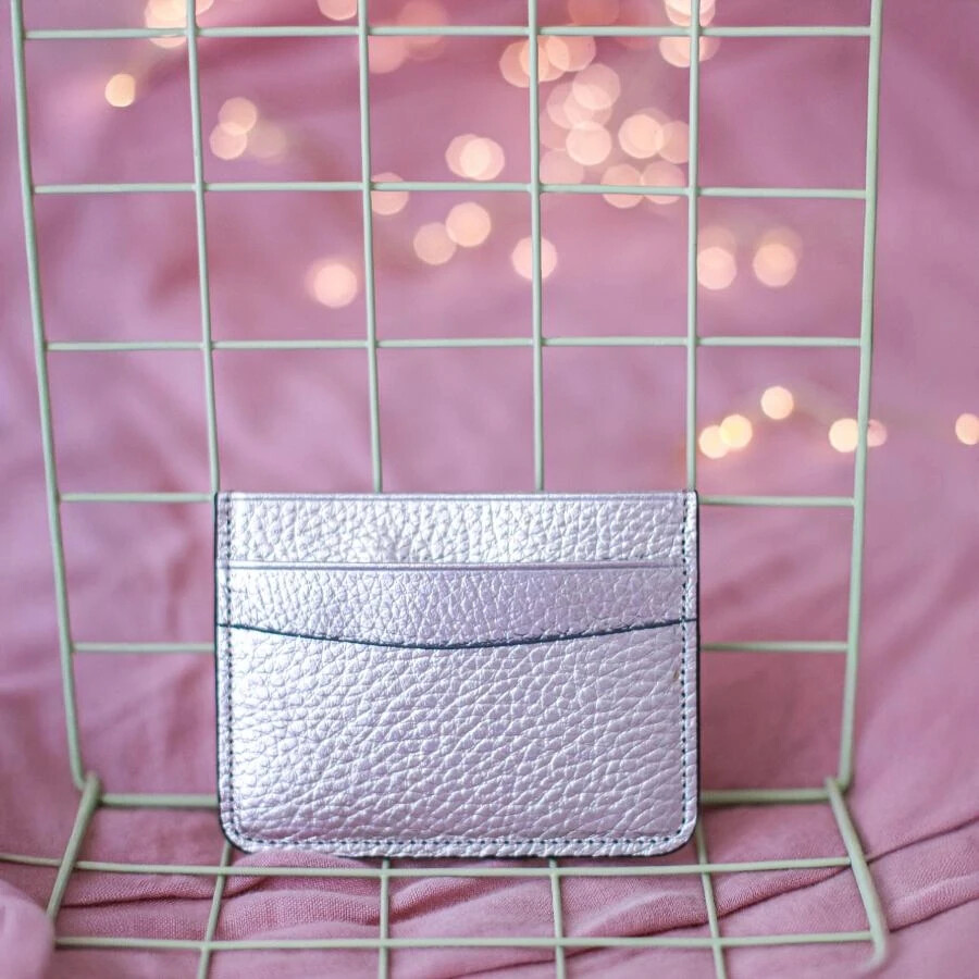 Mini & Kids Mini Deri Kartlık // Silver