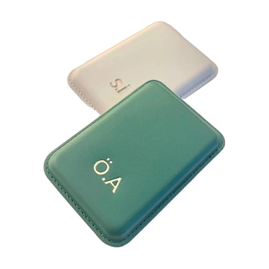 Mini & Kids MagSafe Deri Kartlık // Yeşil