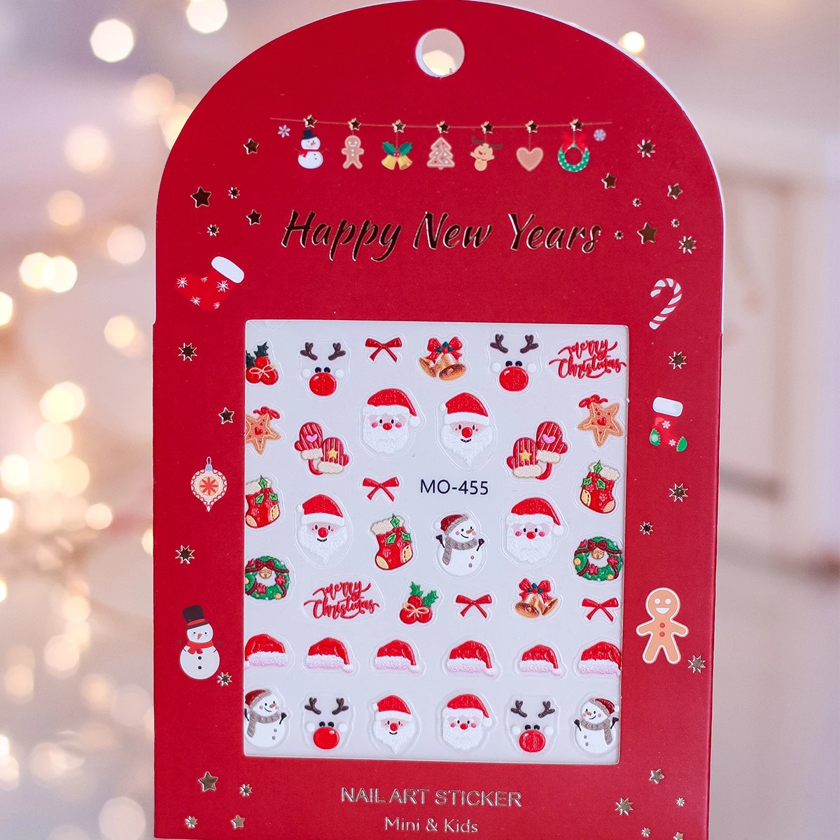 Mini & Kids Nail Sticker // Santa