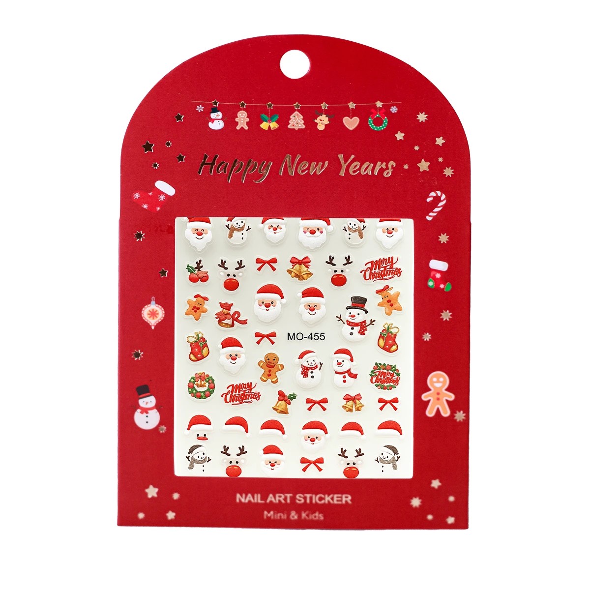 Mini & Kids Nail Sticker // Santa