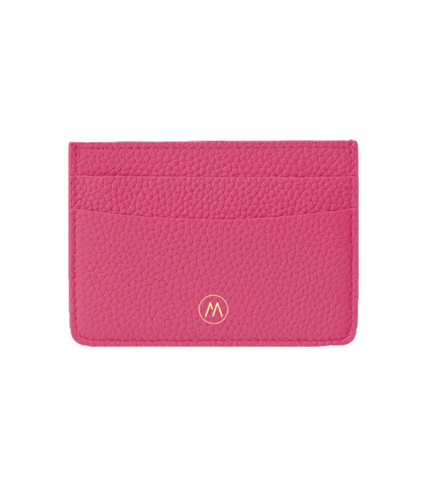 Mini & Kids Mini Deri Kartlık // Fuşya