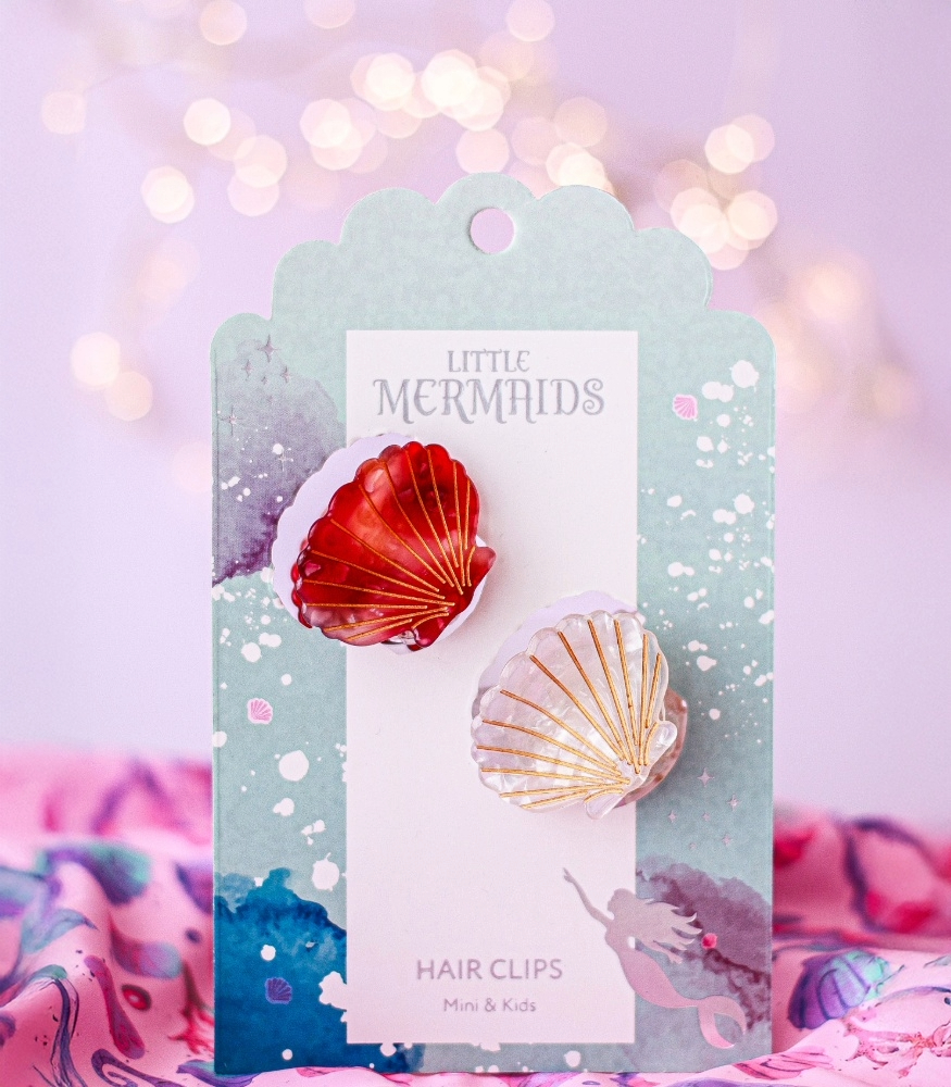 Mini & Kids Little Mermaids Medium Toka // Kırmızı
