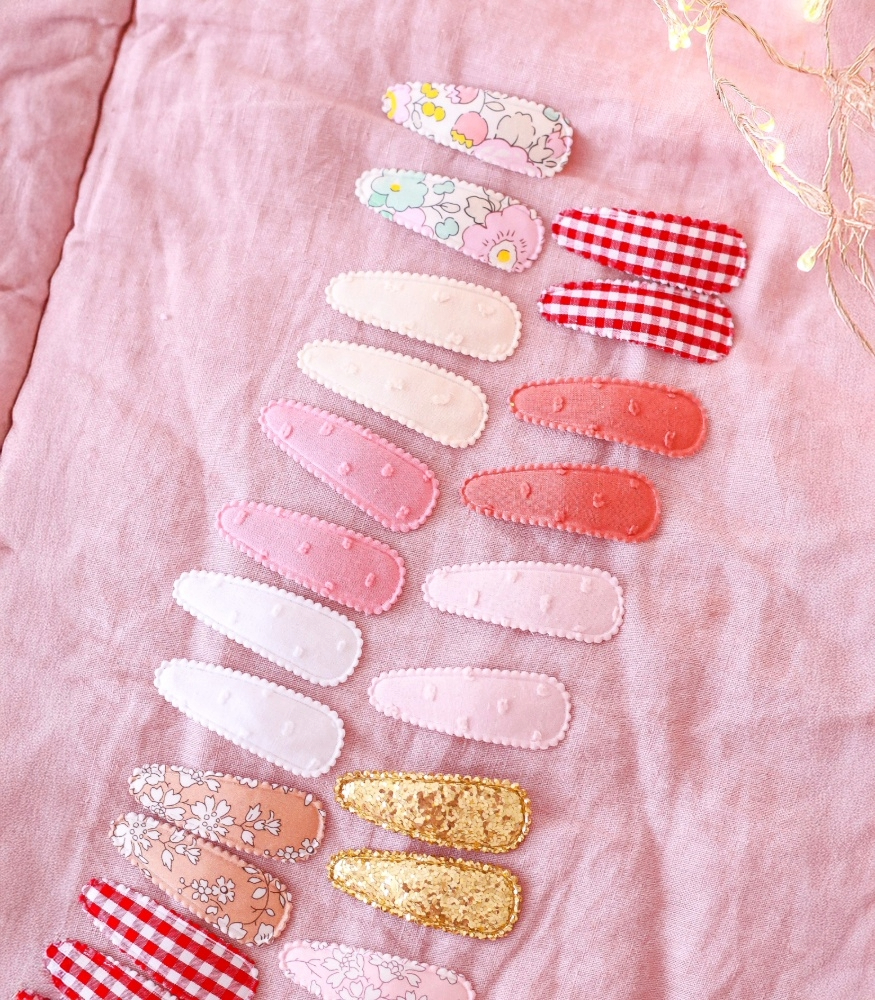 Mini & Kids Mini Klips Toka // Glitter Pembe