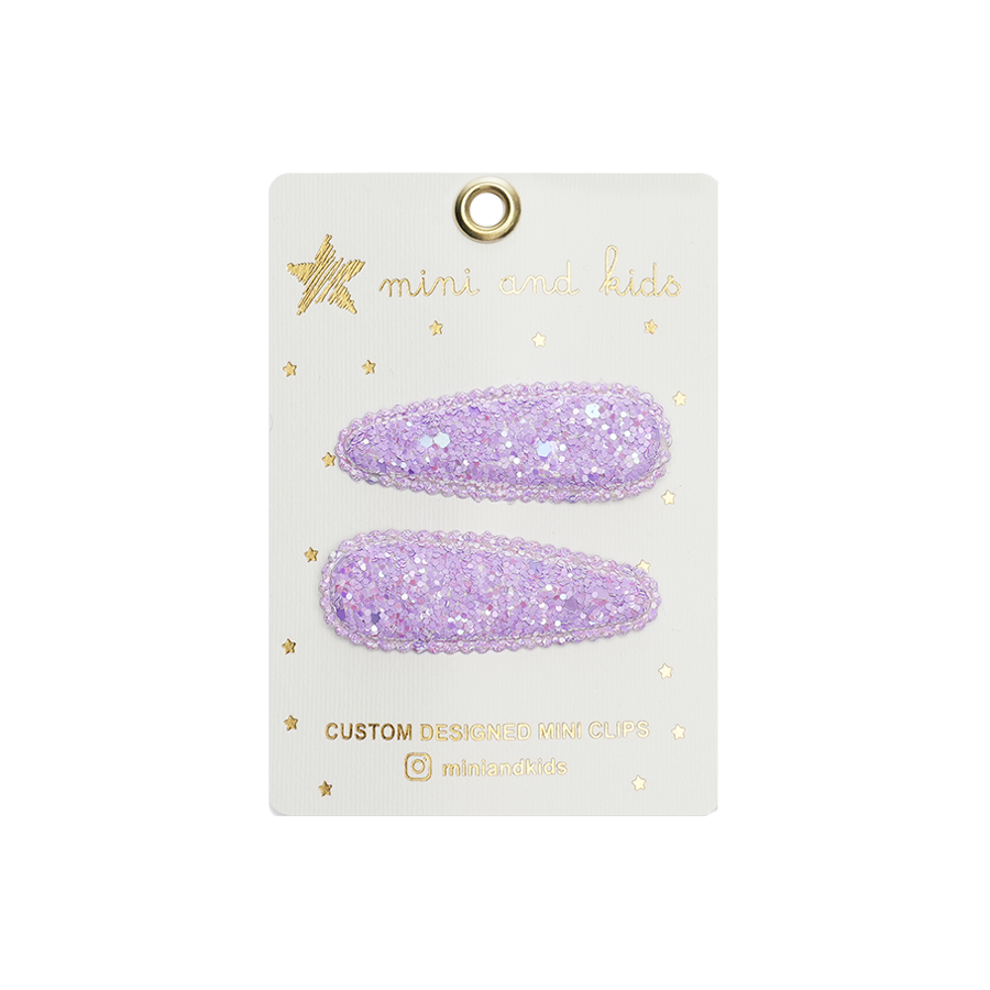 Mini & Kids Mini Klips Toka // Glitter Lila