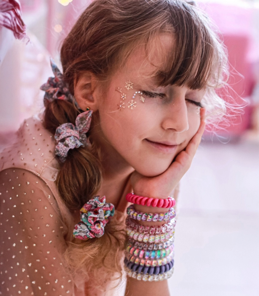 Mini & Kids Hair Spiral // Hearts