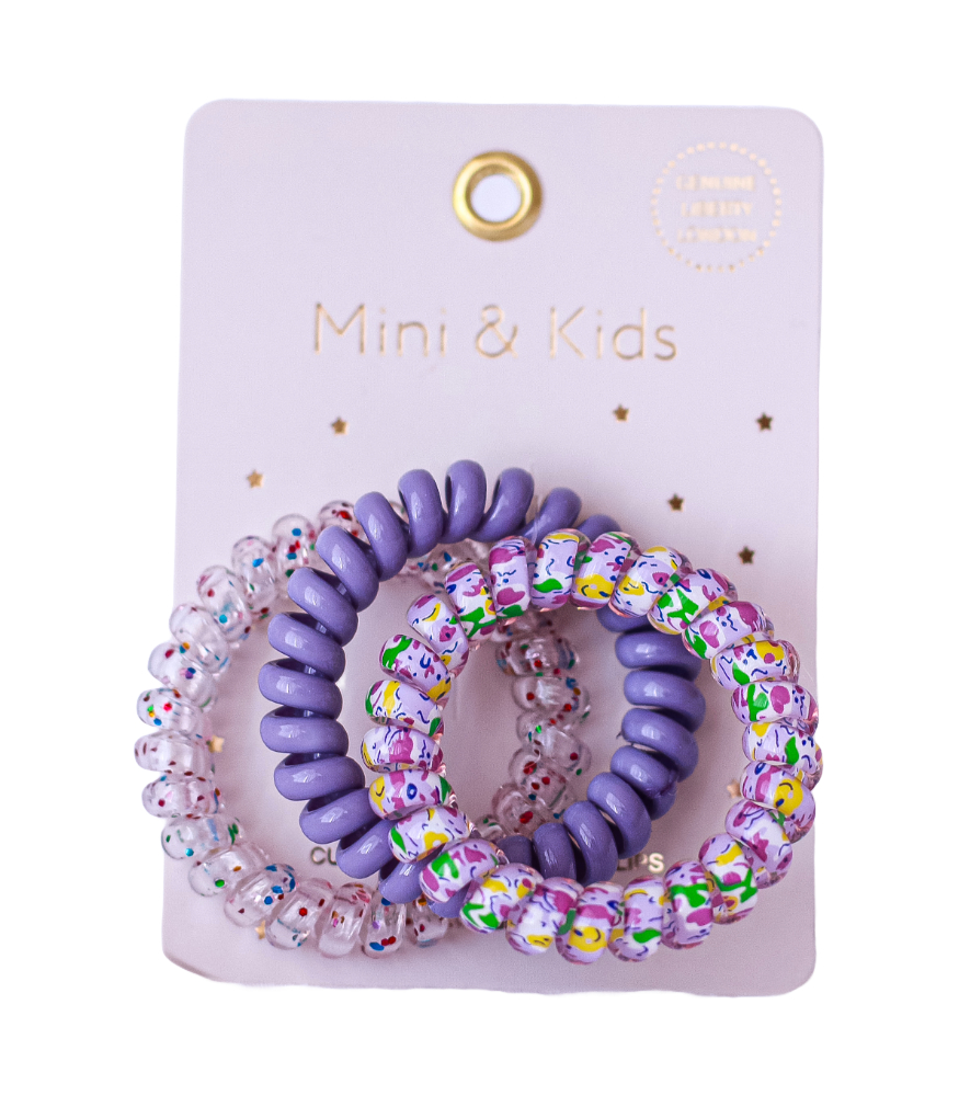 Mini & Kids Hair Spiral // Purple
