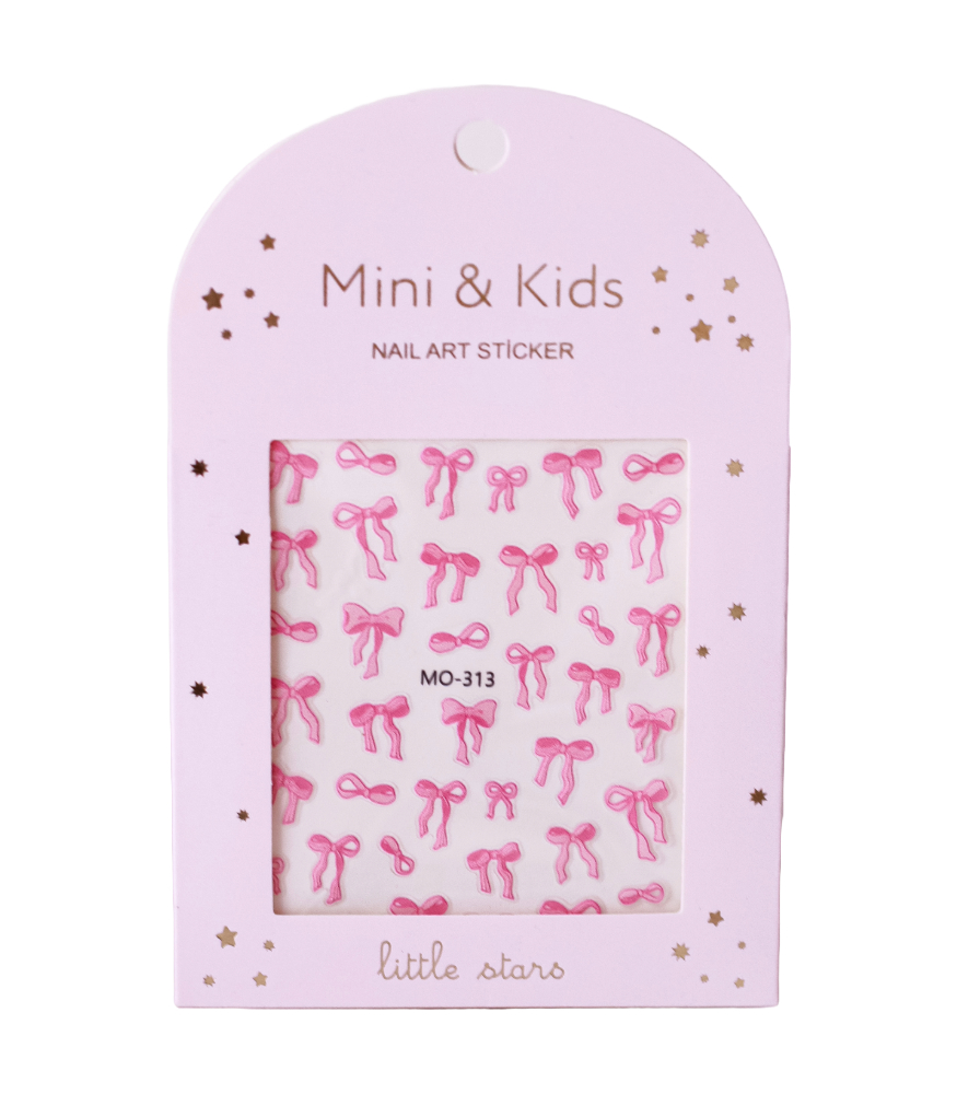 Mini & Kids Mini Nail Stickers // Bow