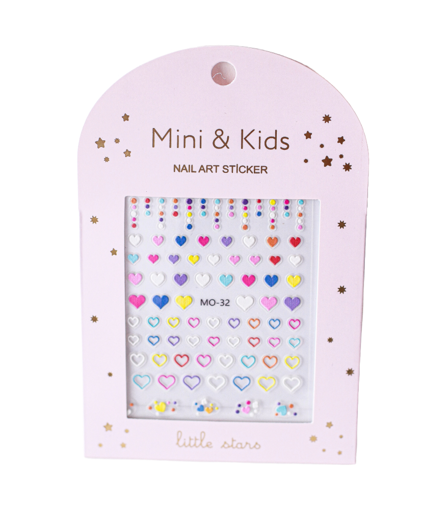 Mini & Kids Mini Nail Stickers // Hearts