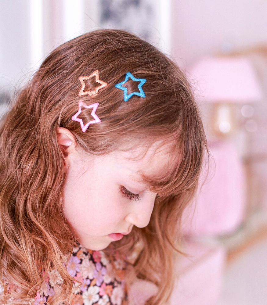 Mini & Kids Mini Yıldız Toka // Glitter Blue