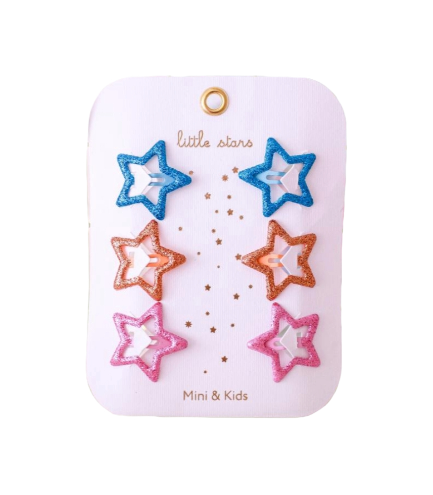 Mini & Kids Mini Yıldız Toka // Glitter Blue