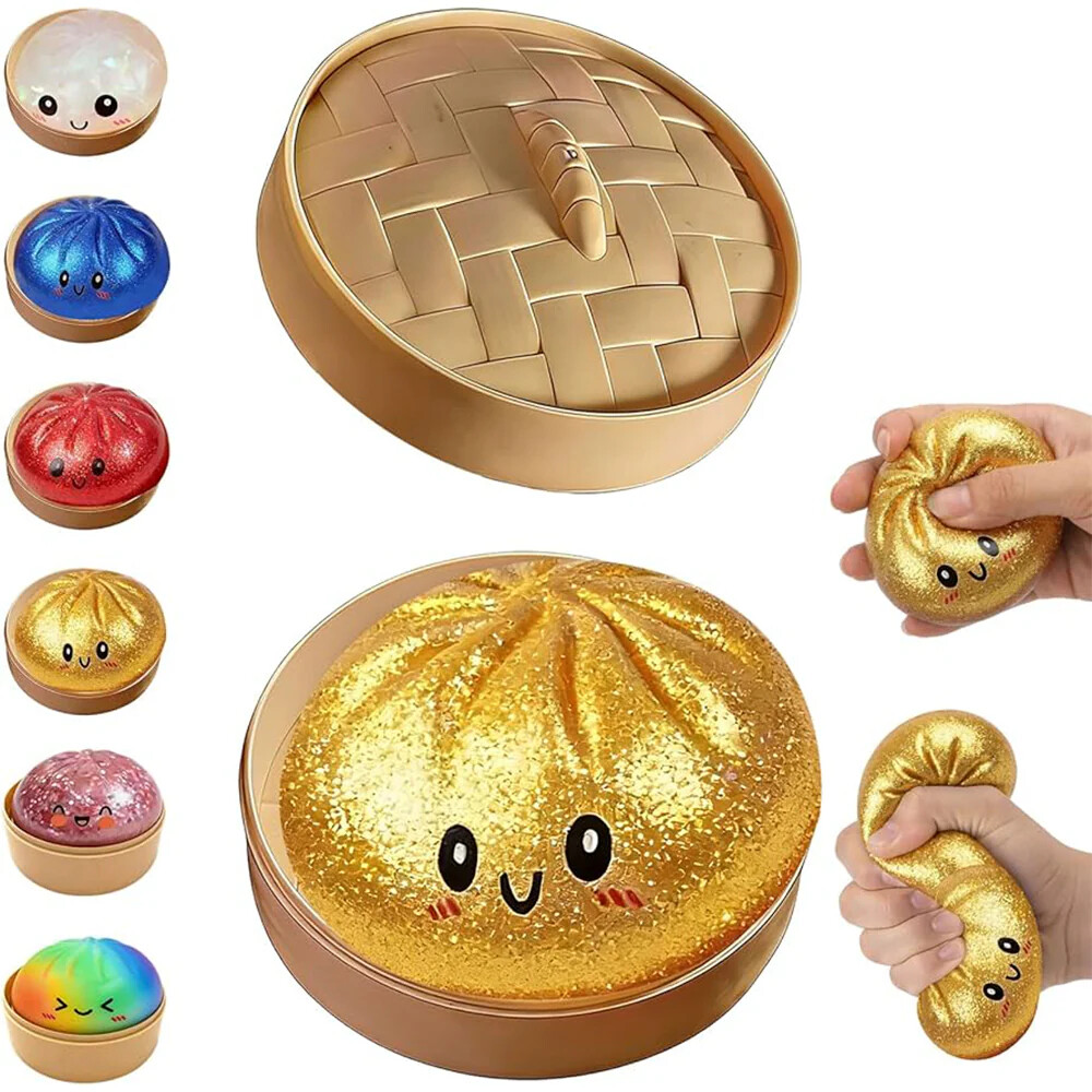 Mini Playlab Mystery Glitter Squishy Bun Dumpling - S&uuml;rpriz Kutu