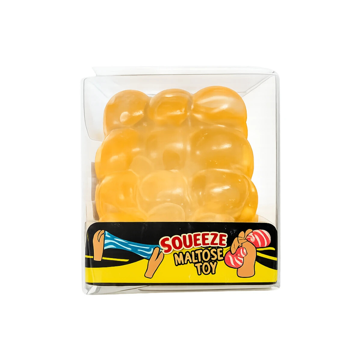 Mini Playlab Squeeze Maltose Bubble Oyuncak // Sarı