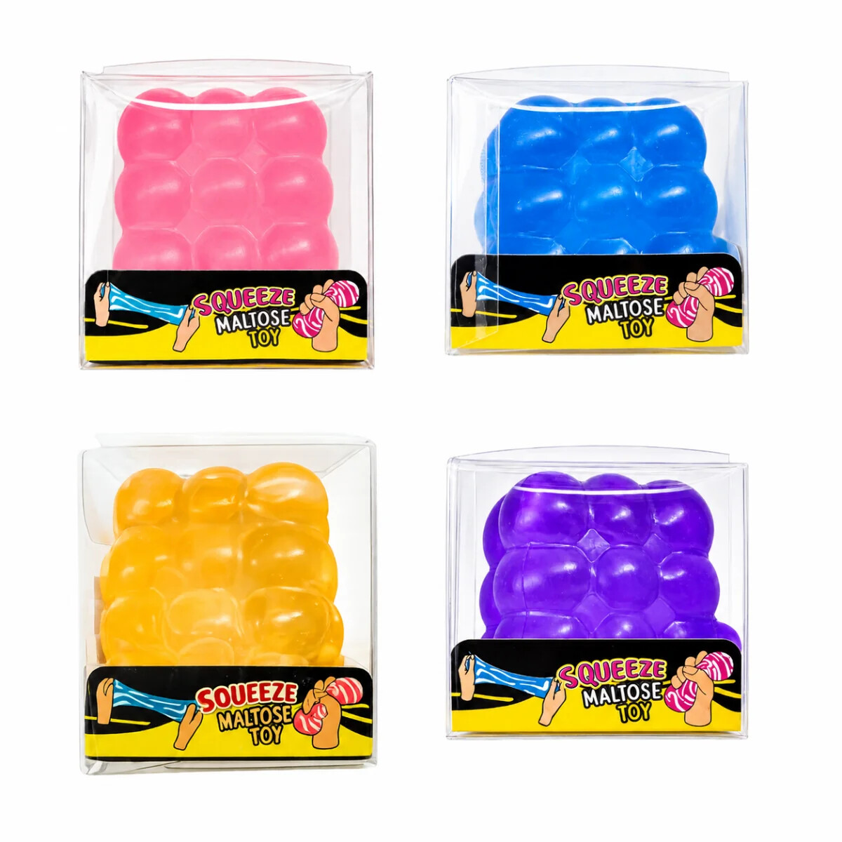 Mini Playlab Squeeze Maltose Bubble Oyuncak // Mavi