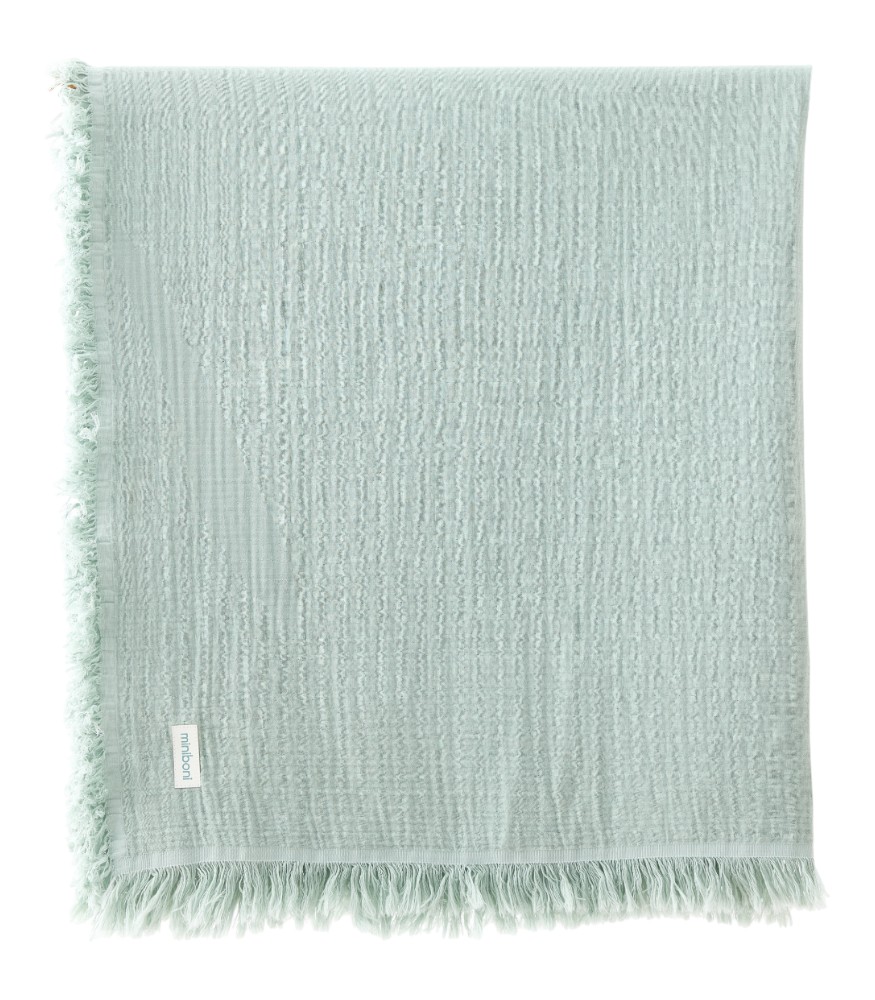 Miniboni M&uuml;slin Battaniye (110 x 120 cm) // Mint
