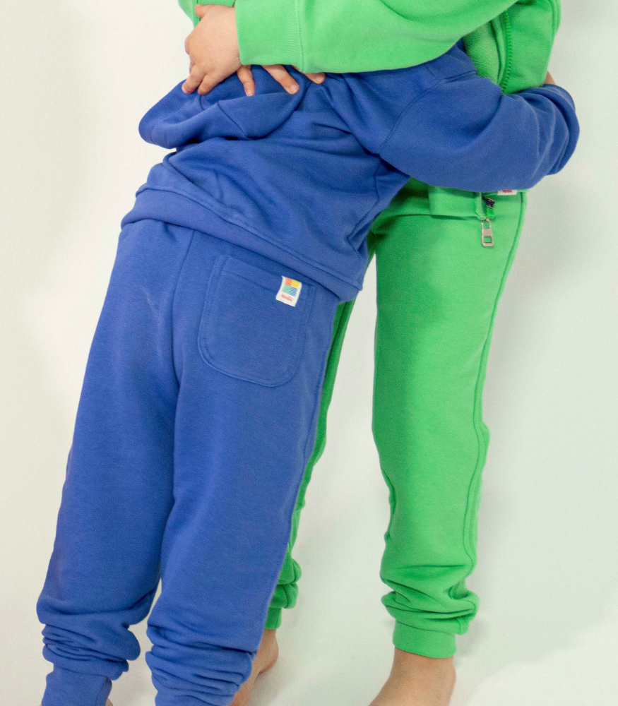 Miniliq Renkli Çocuk Eşofman Altı // Lapis Blue