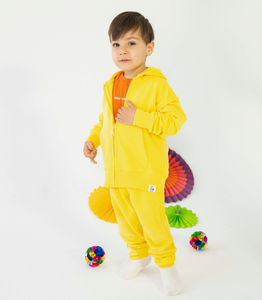 Miniliq Fermuarlı Kapüşonlu Eşofman Üstü // Lemonade